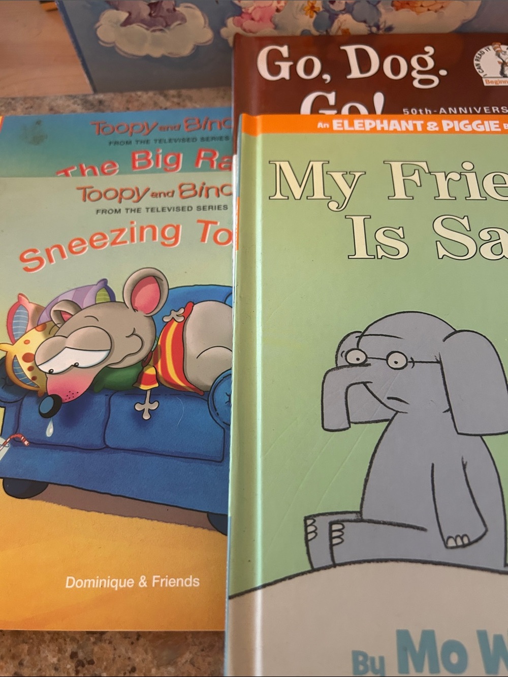 Children's Book Lot, Toopy and Binoo, Go Dog Go, Elephand and Piggie